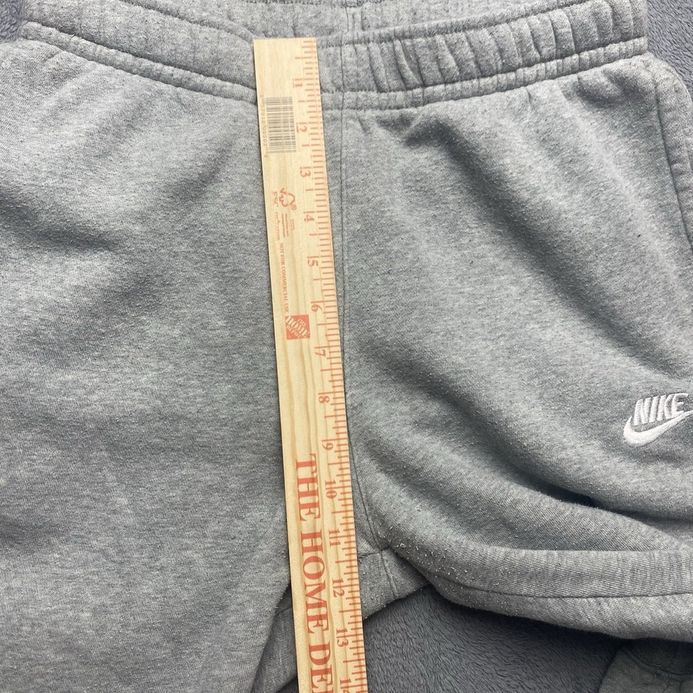 Nike Sweatpants Mens Small Gray Joggers Elastic Waist Pockets Logo Drawstring - Picture 4 of 12